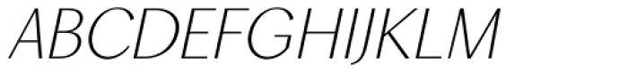 GHEA Narek UltraLight Italic Font UPPERCASE