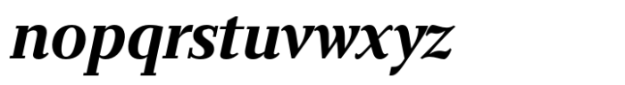 GHEA News Demi Bold Italic Font LOWERCASE