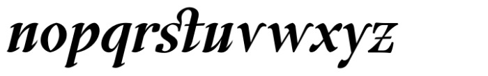 GHEA Tamara Semi Bold Italic Font LOWERCASE