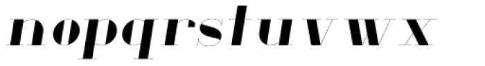 GHS Heavy Oblique Font LOWERCASE