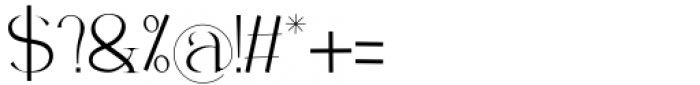 Ghaden Regular Font OTHER CHARS