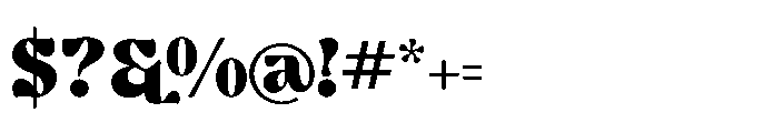 Ghadir Black Font OTHER CHARS