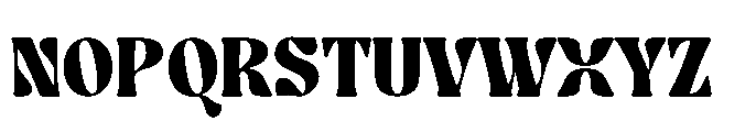 Ghadir Black Font UPPERCASE