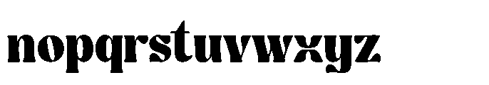 Ghadir Black Font LOWERCASE