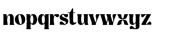 Ghadir Extra Bold Font LOWERCASE