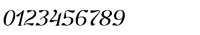 Ghadir Italic Font OTHER CHARS