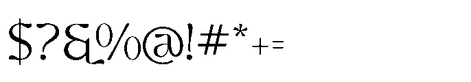 Ghadir Light Font OTHER CHARS