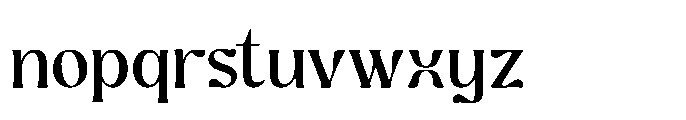 Ghadir Medium Font LOWERCASE