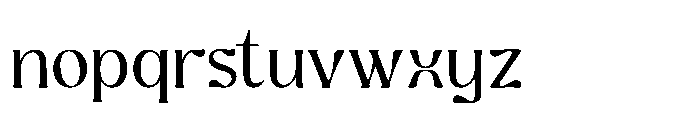 Ghadir Regular Font LOWERCASE