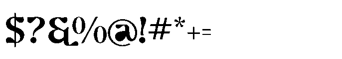Ghadir Semi Bold Font OTHER CHARS