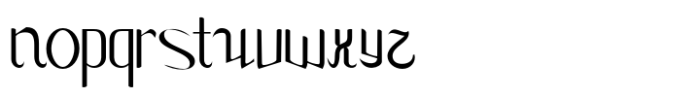 Ghafira Font LOWERCASE