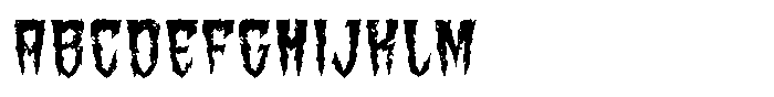 Ghaib Grunge Font UPPERCASE