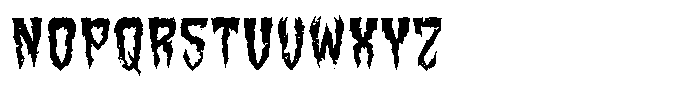Ghaib Grunge Font UPPERCASE