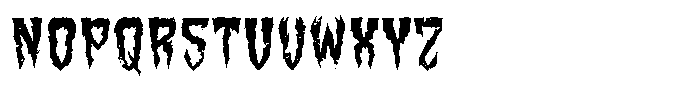 Ghaib Grunge Font LOWERCASE