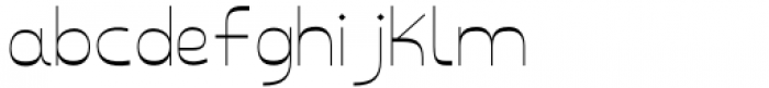 Ghaith Sans Extra Light Font LOWERCASE