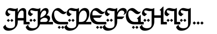 Ghanima Font UPPERCASE