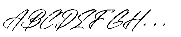 Ghaya Dalton Italic Font UPPERCASE