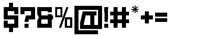 Gheno Regular Font OTHER CHARS