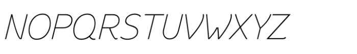 Ghid Hairline Italic Font UPPERCASE