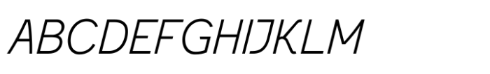 Ghid Light Italic Font UPPERCASE
