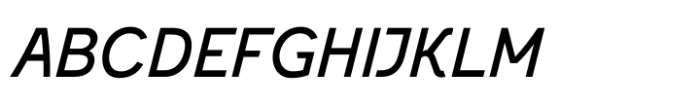 Ghid Semi Bold Italic Font UPPERCASE