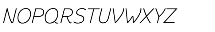 Ghid Thin Italic Font UPPERCASE