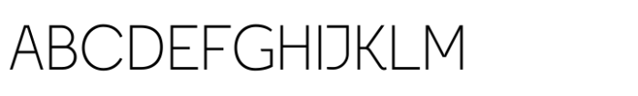 Ghid Thin Font UPPERCASE