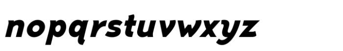 Ghid Ultra Bold Italic Font LOWERCASE
