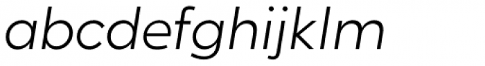 Ghino Extralighttalic Font LOWERCASE