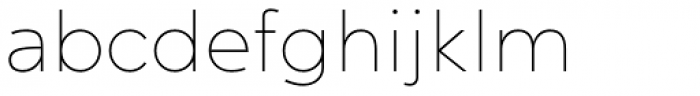 Ghino Thin Font LOWERCASE