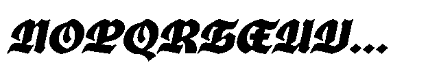 Ghivenic Bold Oblique Font UPPERCASE