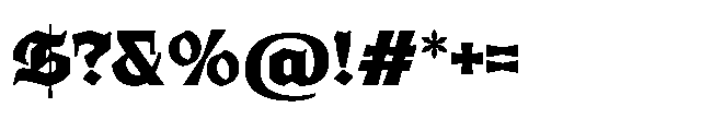 Ghivenic Bold Font OTHER CHARS