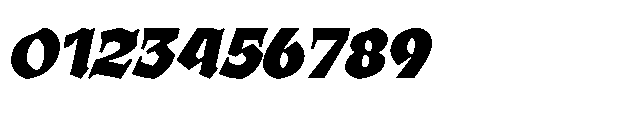 Ghivenic Extra Bold Oblique Font OTHER CHARS