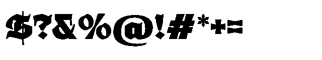 Ghivenic Extra Bold Font OTHER CHARS