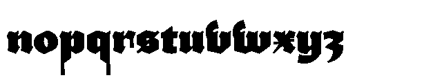 Ghivenic Extra Bold Font LOWERCASE