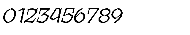 Ghivenic Extra Light Oblique Font OTHER CHARS