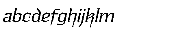 Ghivenic Extra Light Oblique FONT