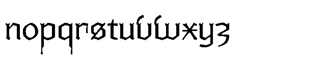 Ghivenic Extra Light Font LOWERCASE