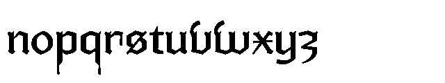 Ghivenic Light Font LOWERCASE