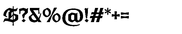 Ghivenic Medium Font OTHER CHARS