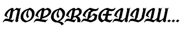 Ghivenic Regular Oblique Font UPPERCASE
