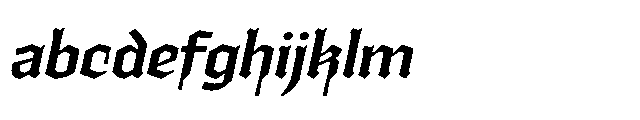 Ghivenic Regular Oblique FONT