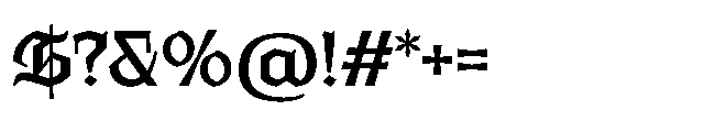 Ghivenic Regular Font OTHER CHARS