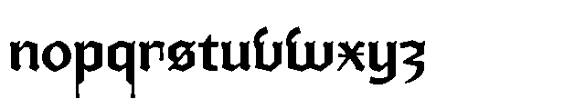 Ghivenic Regular Font LOWERCASE
