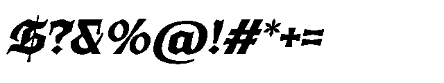 Ghivenic Semi Bold Oblique Font OTHER CHARS