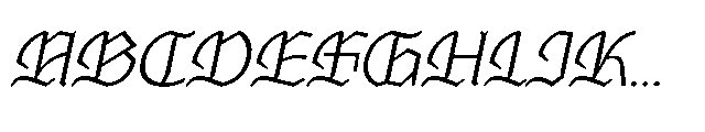 Ghivenic Thin Oblique Font UPPERCASE
