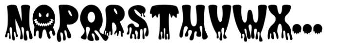 Ghoist Font LOWERCASE