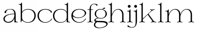 Ghola Thin Font LOWERCASE