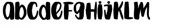 Ghost Childs Bold Font LOWERCASE