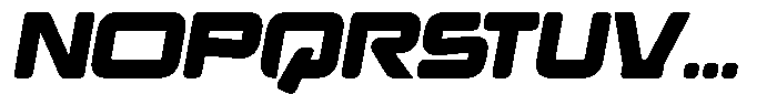 Ghost Gamer Italic Font UPPERCASE
